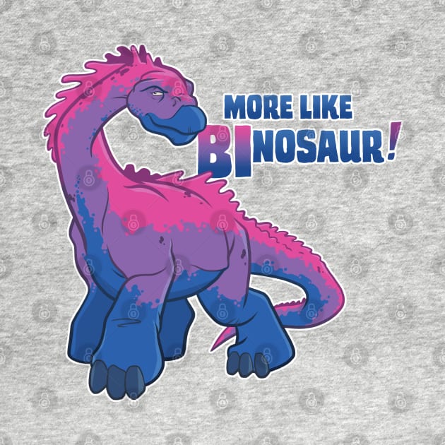 Bi-nosaur by jpowersart